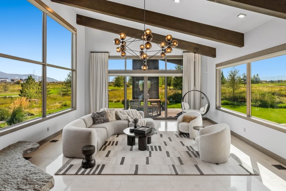 Large Living Room with Windows